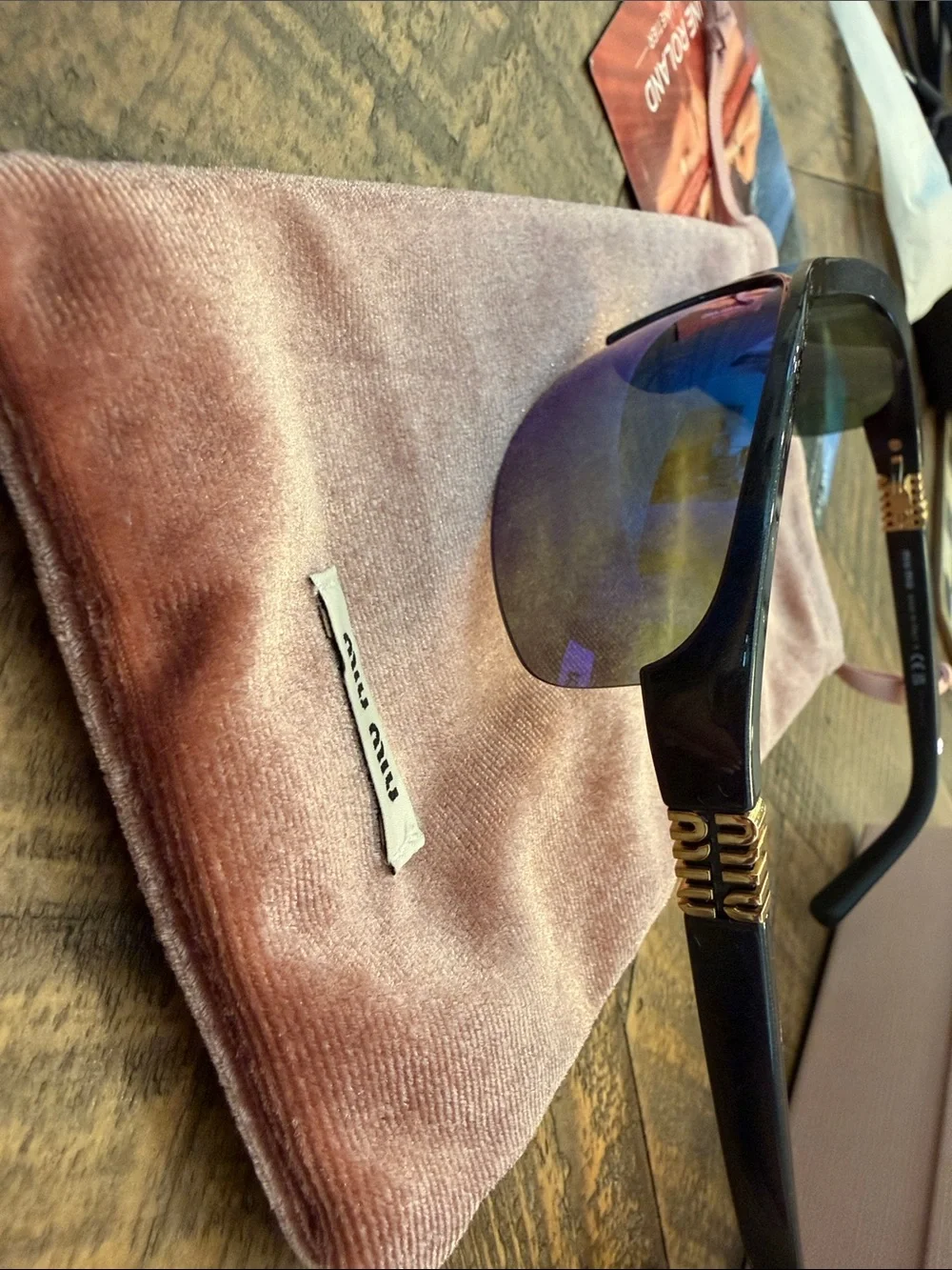 Authentic Miu Miu sunglasses- new